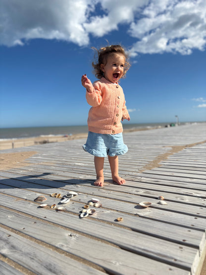 Campera Picachaquetita: Camperas tejidas para bebé. Este abrigo suave, cómodo y con estilo para todos los días frescos, no puede faltar en el armario de tu hijo. Nuestras camperas están confeccionadas artesanalmente con hilo 100% algodón, pensadas especia