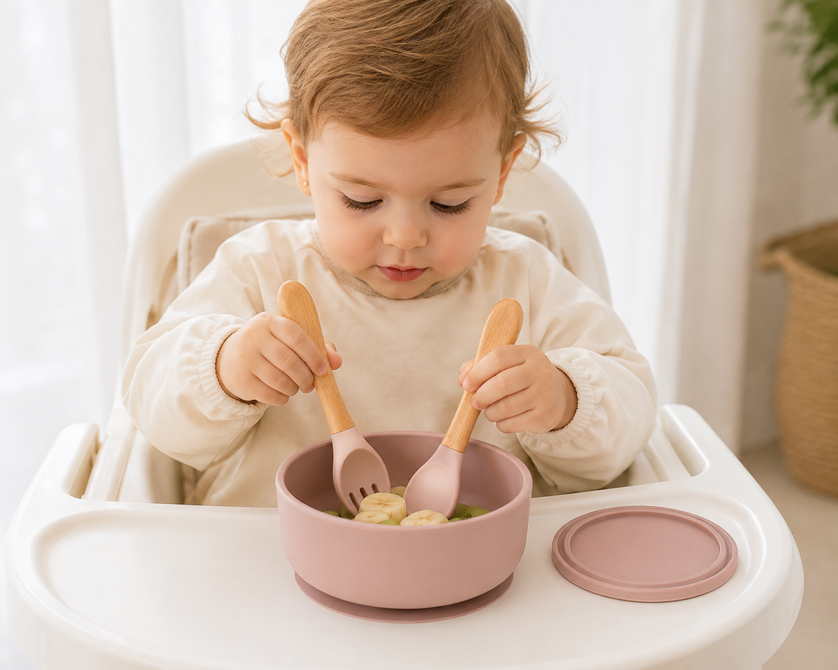 Set Picapica: Bowl + Cuchara + Tenedor