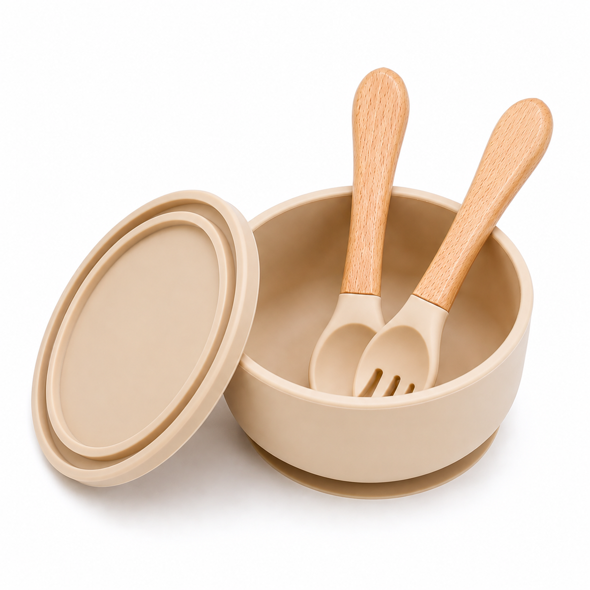 Set Picapica: Bowl + Cuchara + Tenedor