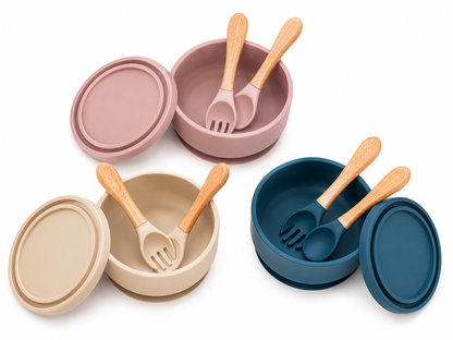 Set Picapica: Bowl + Cuchara + Tenedor